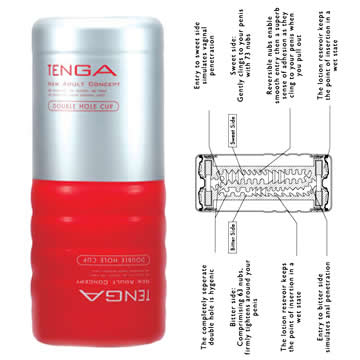 Tenga - Double Hole Masturbator Tenga - Double Hole Masturbator