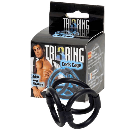 Tri Ring Cock Cage Tri Ring Cock Cage